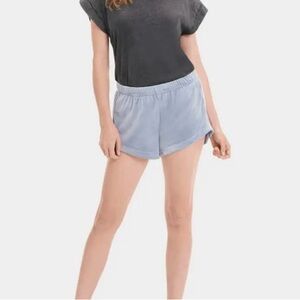UGG Valerius Lounge Shorts Velvet Fleece Purple Lounge Pull On Super Soft Size L
